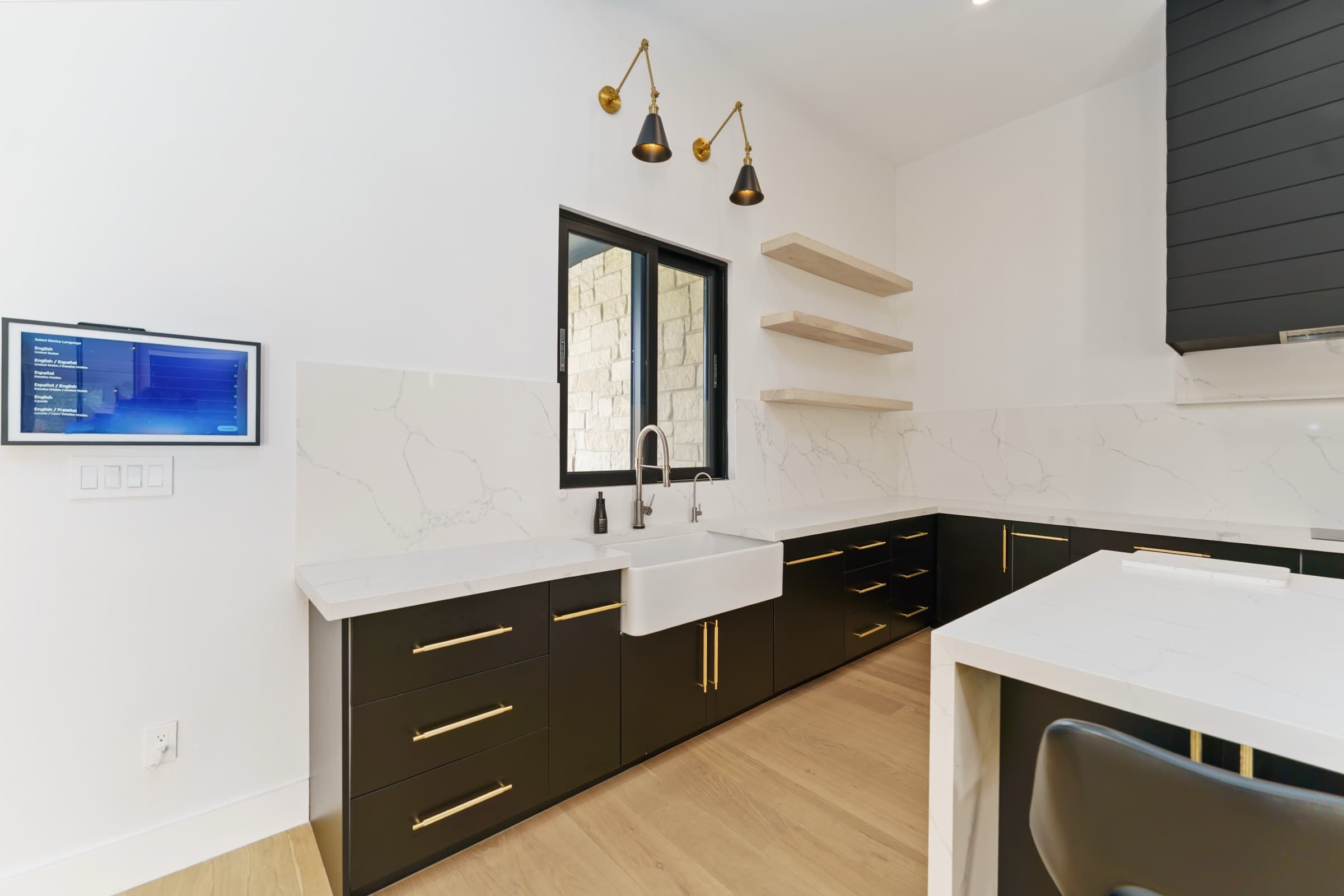 Luxury renovation finish detail